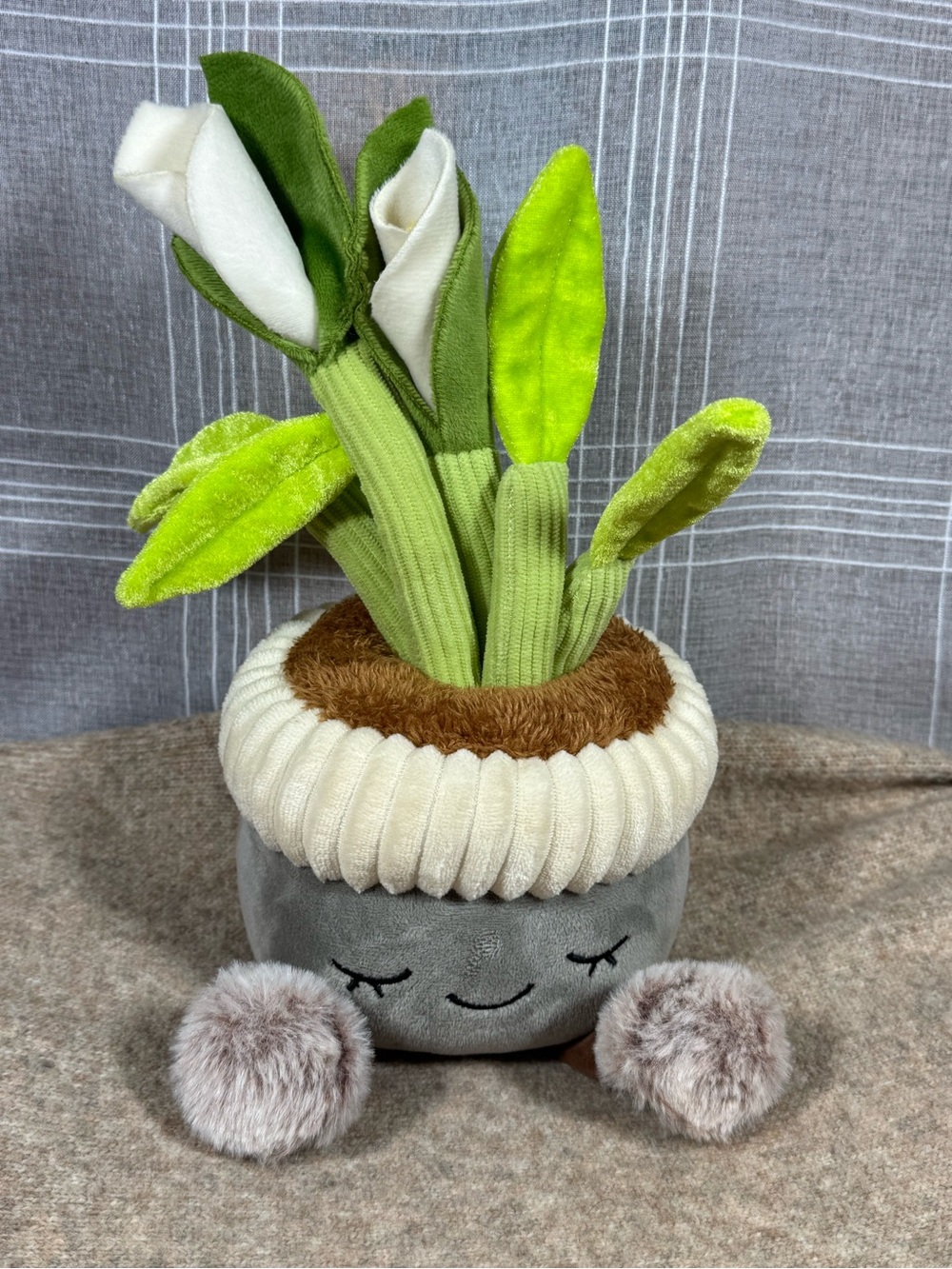 Greenhouse by Russ Plush Flower Plant Calla Lily Potted Plant Decor 12”